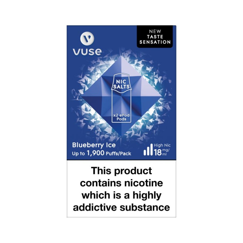 Vuse ePod Taste Sensation Blueberry Ice Pods (2 Pack)