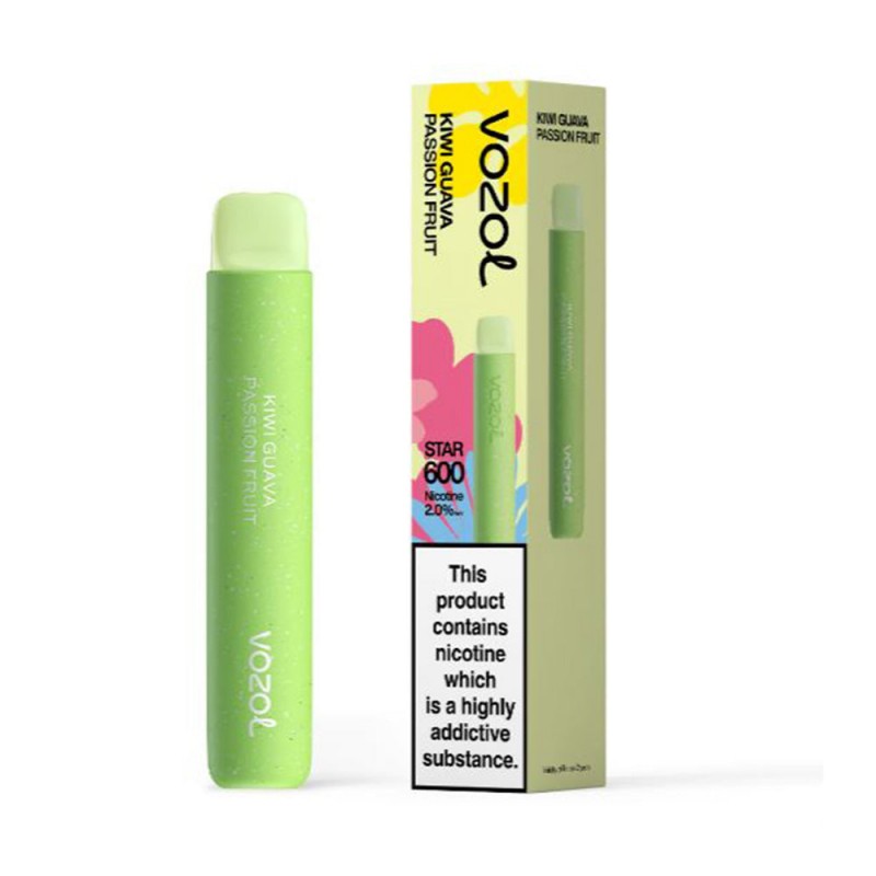 Vozol Star 600 Kiwi Guava Passion Fruit Disposable Vape