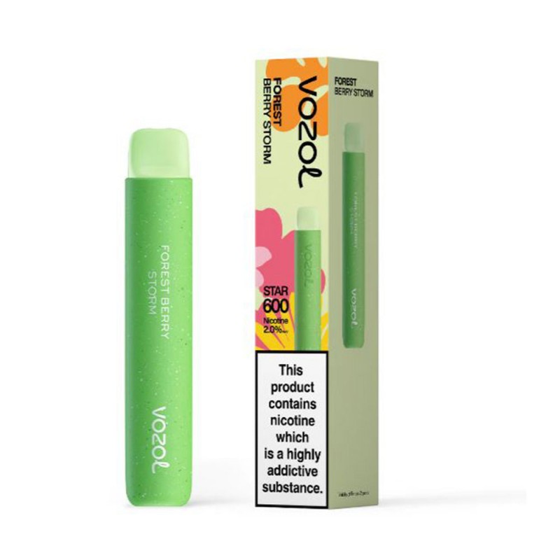 Vozol Star 600 Forest Berry Storm Disposable Vape