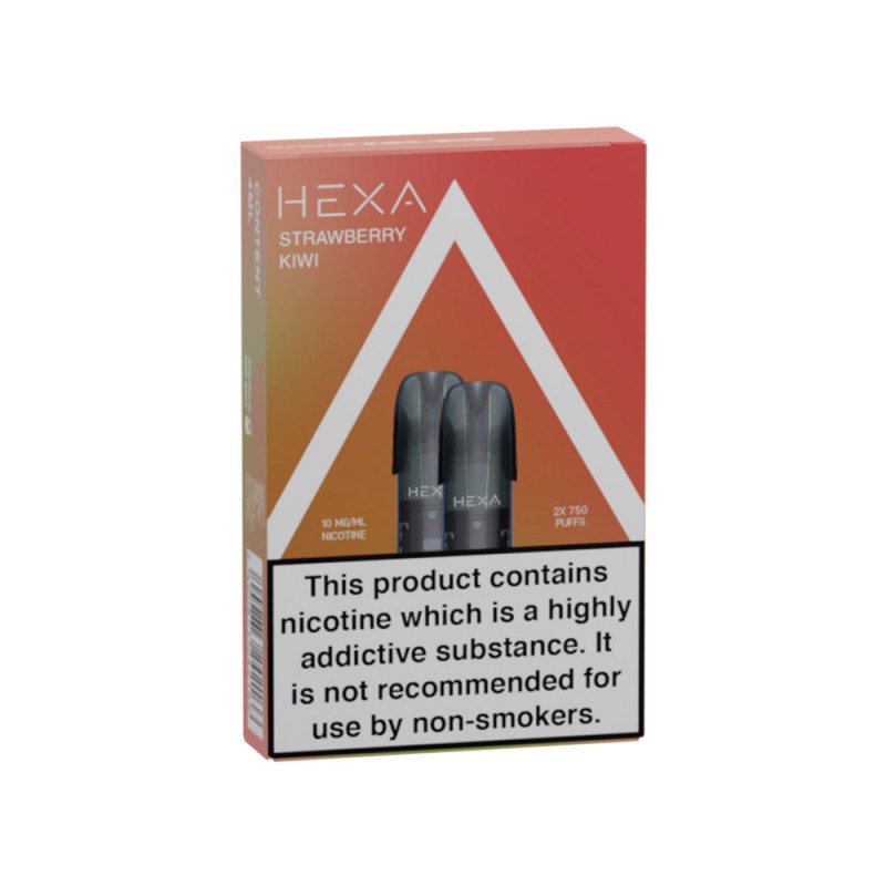 Hexa V3.0 Strawberry Kiwi Pods (2 Pack)