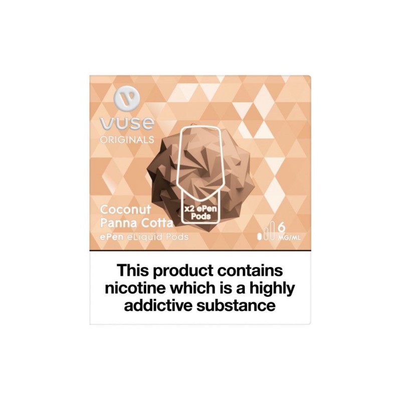 Vuse ePen Caps Coconut Cream Pods (2 Pack)