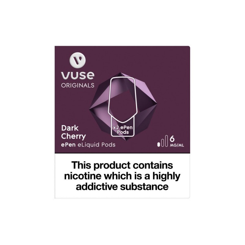 Vuse ePen Caps Dark Cherry Pods (2 Pack)