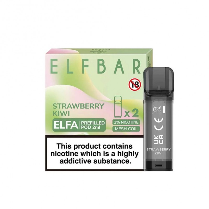 Elf Bar ELFA Strawberry Kiwi Pods (2 Pack)