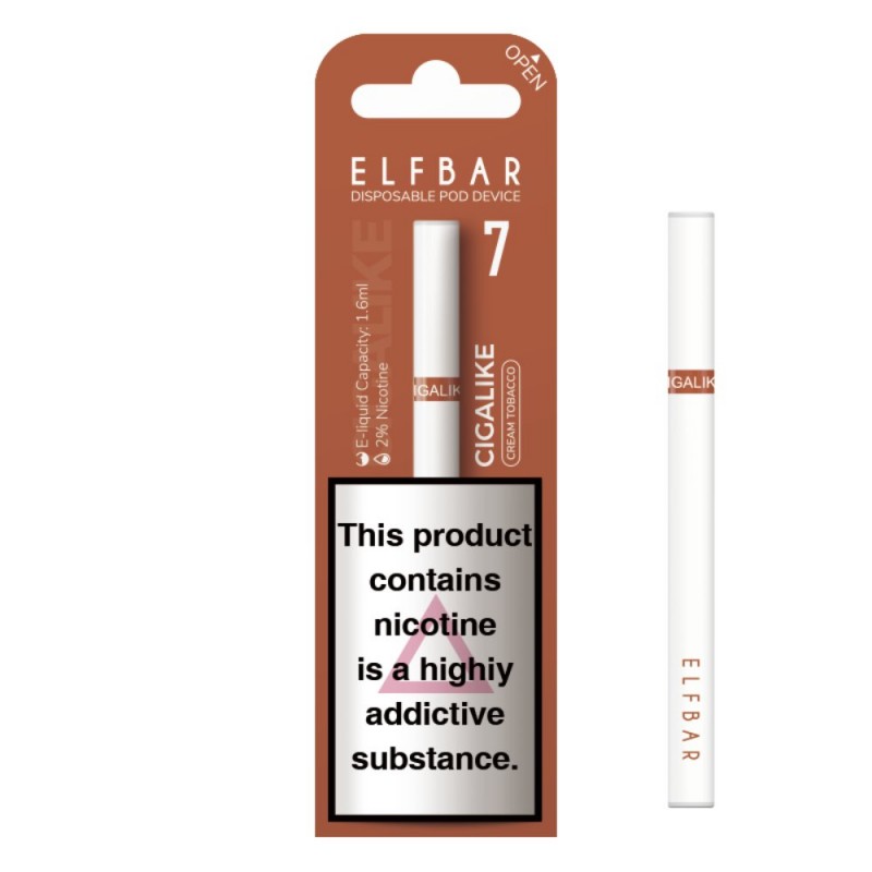 Elf Bar Cigalike Cream Tobacco Disposable Vape