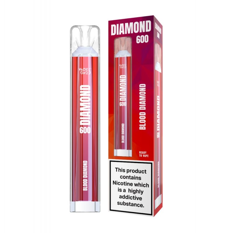 Vapes Bars Diamond 600 Blood Diamond Disposable Vape