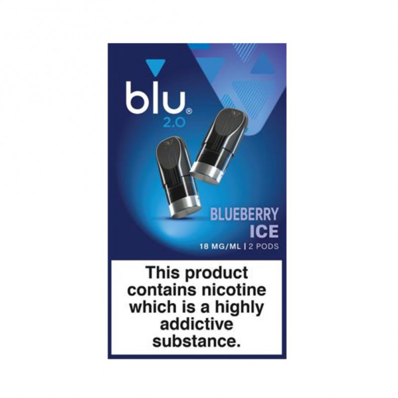 Blu 2.0 Blueberry Ice E Liquid Pods - 2 Pack