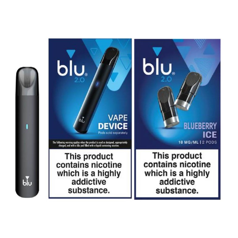 Blu 2.0 Blueberry Ice Starter Bundle