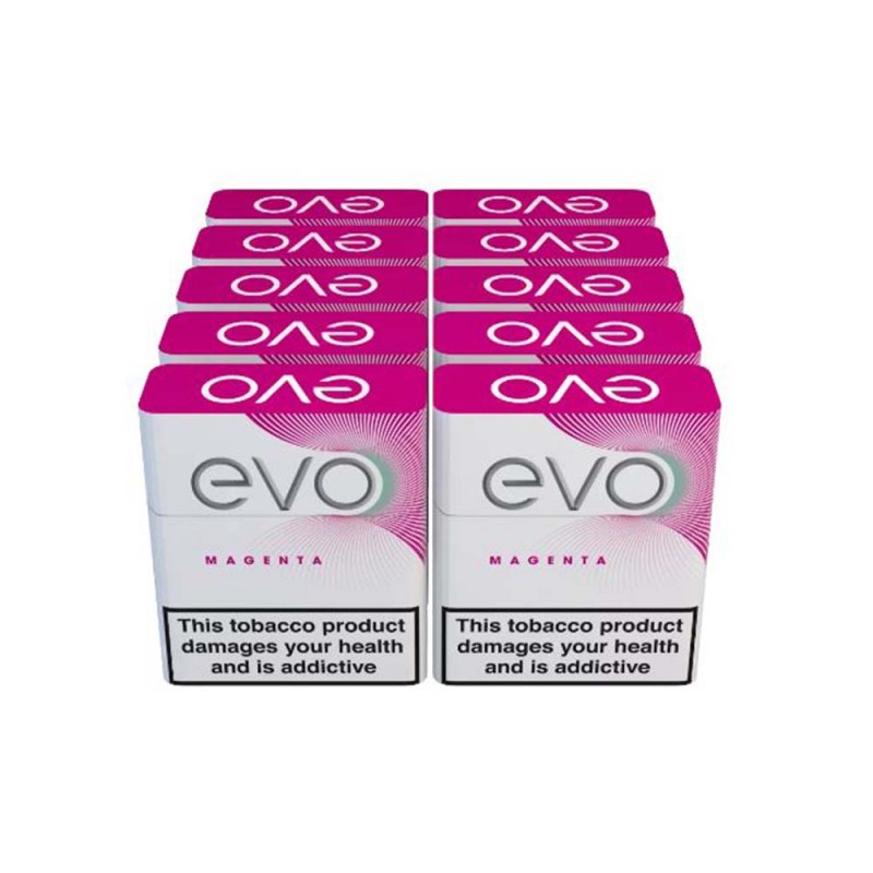 Ploom Evo Magenta Tobacco Sticks - 10 Packs (200 sticks)