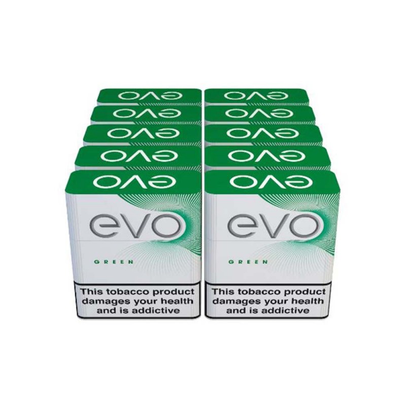Ploom Evo Green Tobacco Sticks - 10 Packs (200 sticks)