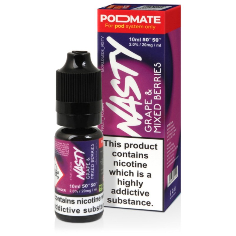 Nasty Juice PodMate Grape & Mixed Berries E Liquid 10ml