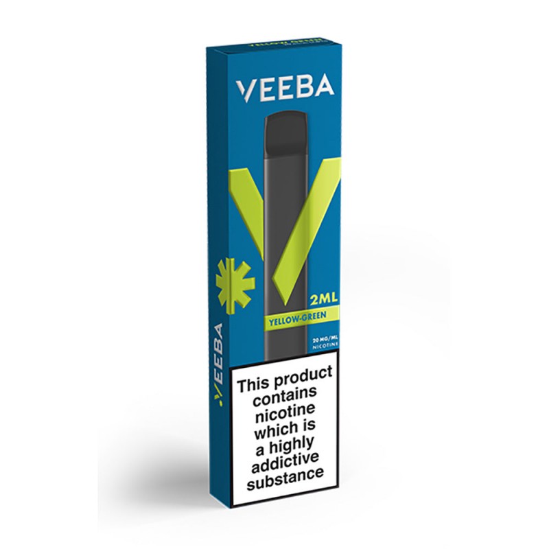 Veeba Yellow Green Disposable Vape