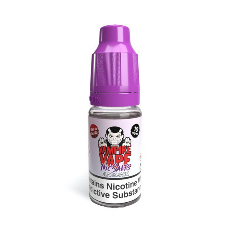 Vampire Vape Salts Black Jack E Liquid 10ml