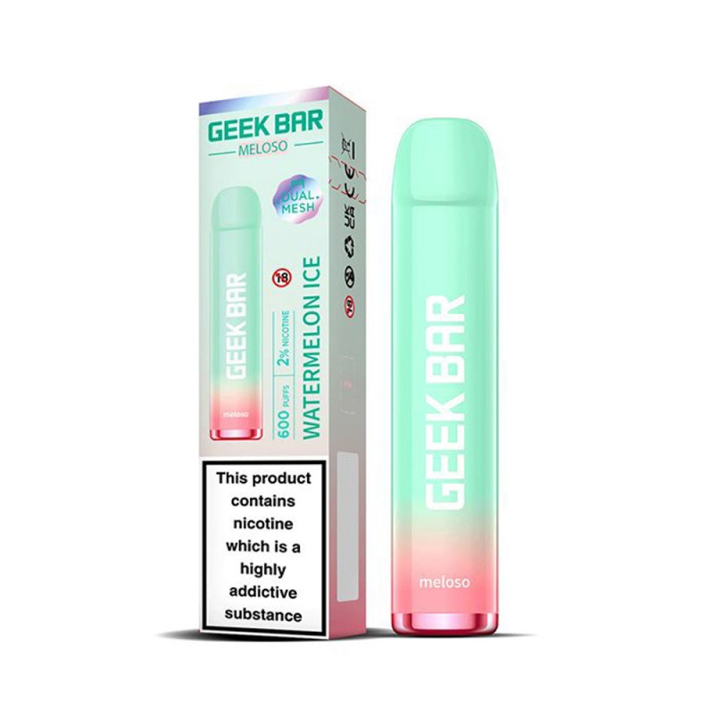 GeekVape Geek Bar Meloso 600 Watermelon Ice Disposable Vape