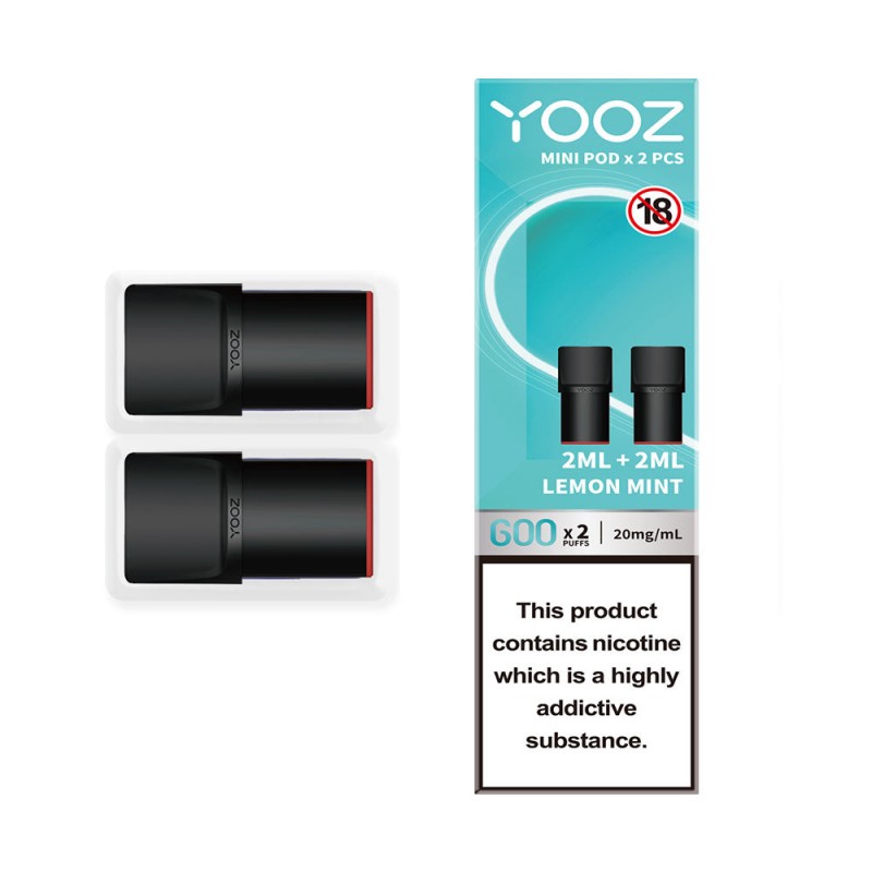 YOOZ Mini Lemon Mint Pods (2 Pack)