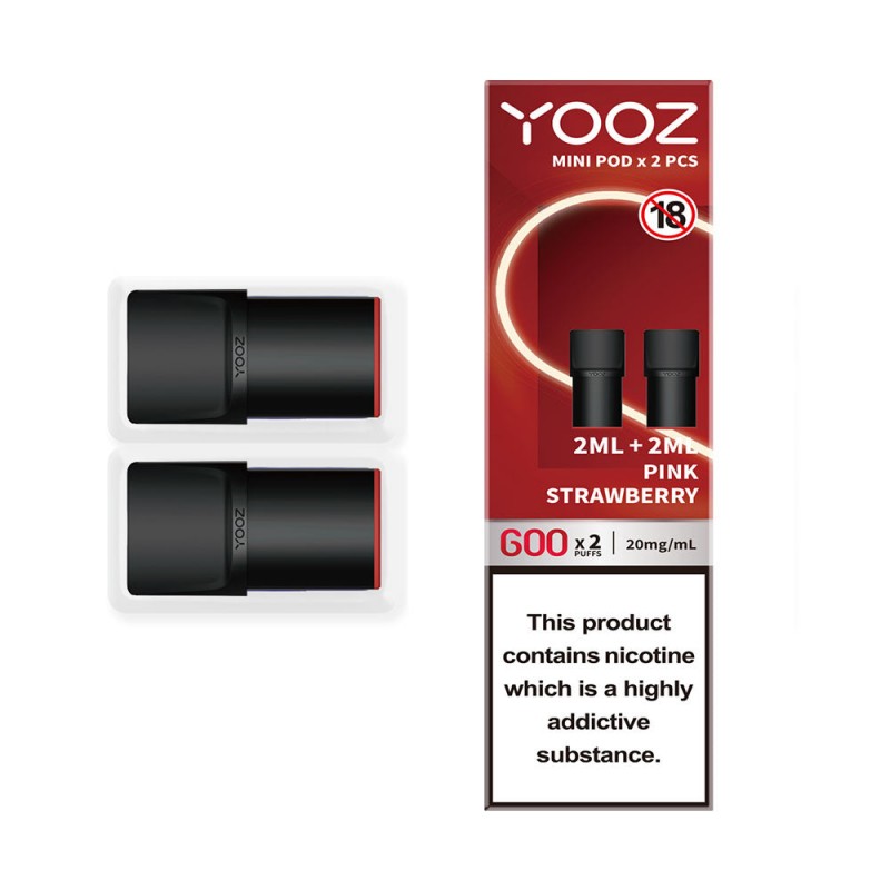 YOOZ Mini Pink Strawberry Pods (2 Pack)