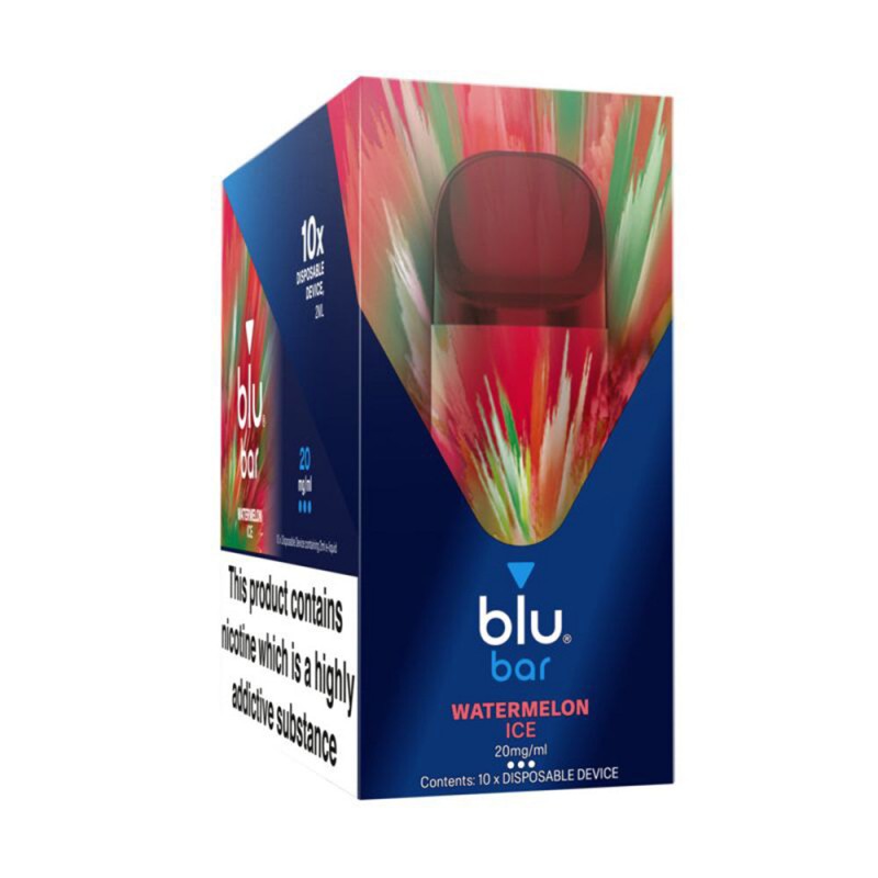 Blu Bar Watermelon Ice 10 Pack
