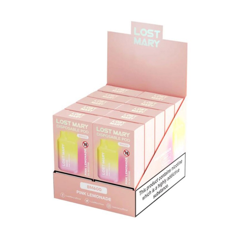 Lost Mary BM600 Pink Lemonade  - 10 Pack