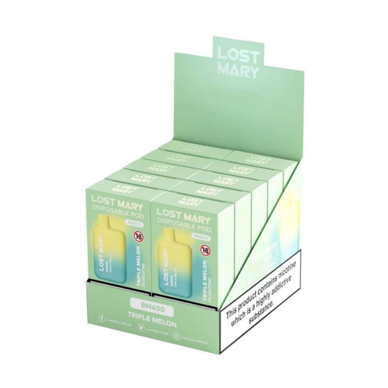 Lost Mary BM600 Triple Melon  - 10 Pack