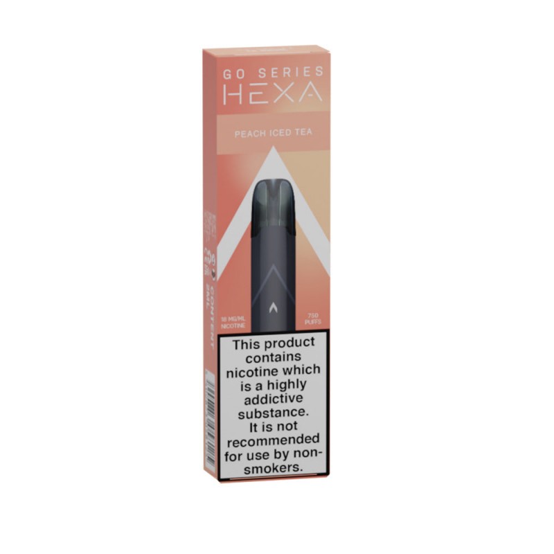 HEXA GO Peach Iced Tea Disposable Vape