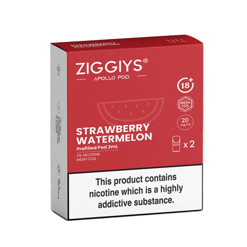 Ziggiys Apollo Strawberry Watermelon Pods (2 Pack)